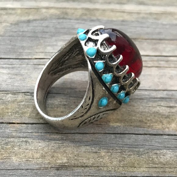 Valentines Day Gift For Him Men Ring Fashion Jewel - Picture 6 of 10